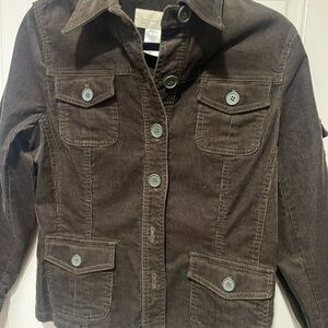 Jones New York Kids Brown Corduroy Jacket